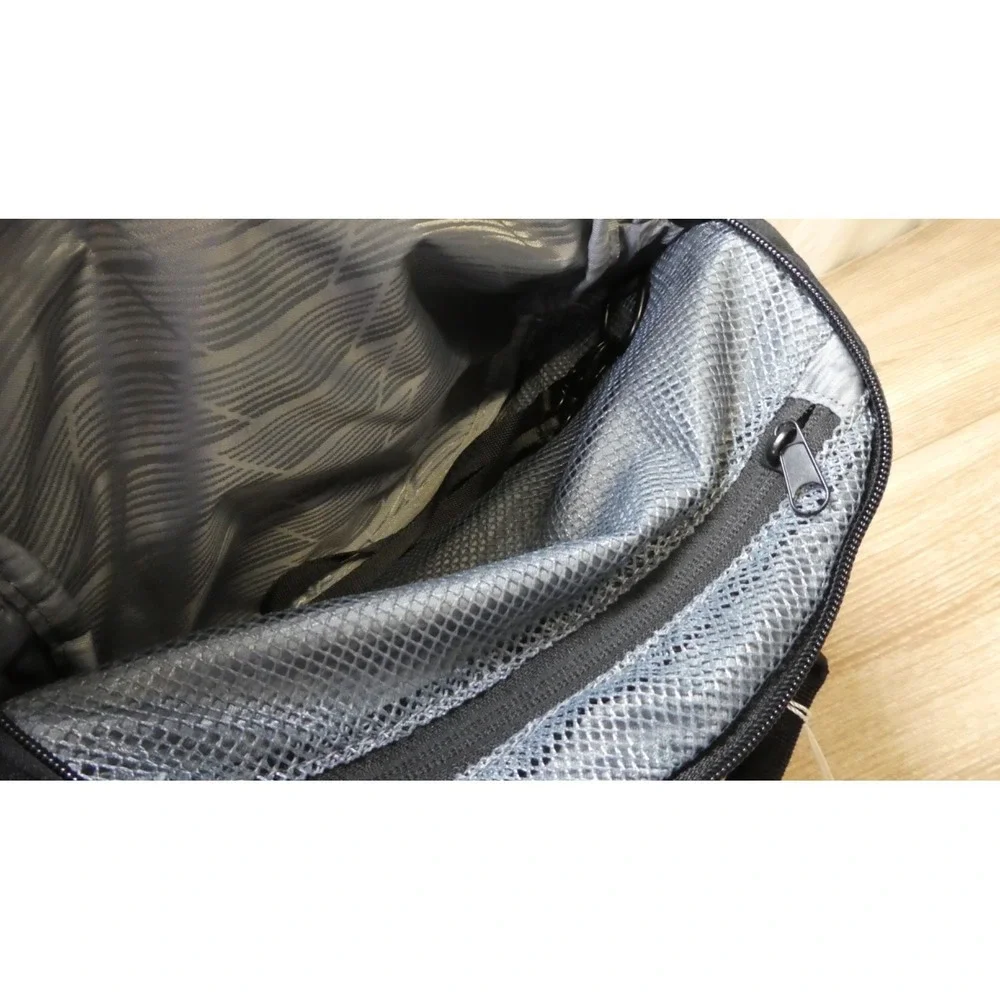 LO & SONS Hakuba Padded Laptop Backpack in Black - Multi Pocket Organizer NWT